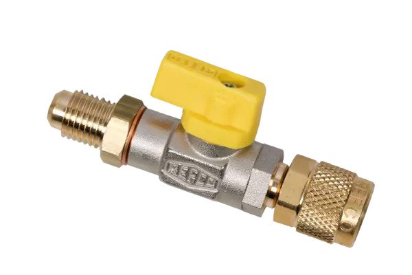 Uzatvárací ventil žltý CA-1/4" SAE Refco