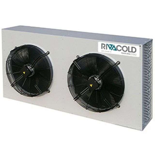 Vzduchový kondenzátor  2X500 R=5-PA=2,1 POLI4+4  RRS025005V Rivacold